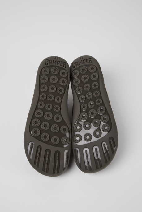 Exclusive Camper AU Peu Gray Leather Shoes For Men