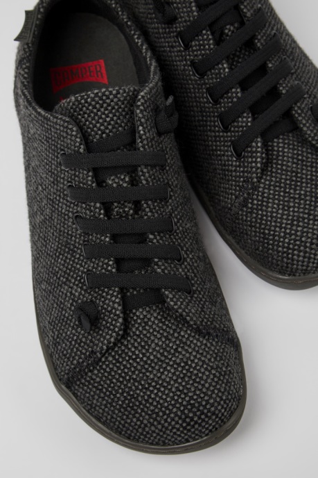 Peu Gray Wool And Viscose Shoes For Men Camper AU New Arrivals