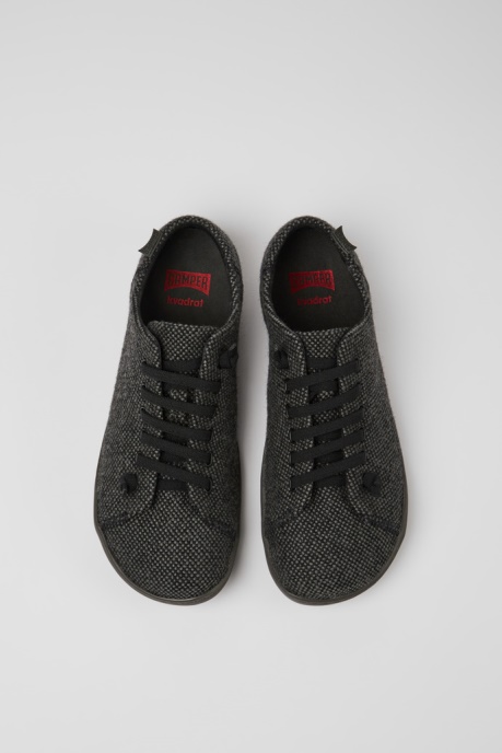 Peu Gray Wool And Viscose Shoes For Men Camper AU New Arrivals