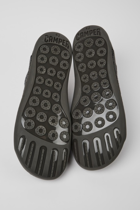 Peu Gray Wool And Viscose Shoes For Men Camper AU New Arrivals