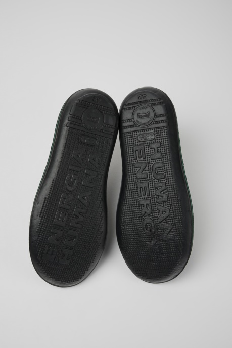 Camper AU Beetle Black Leather Ankle Boots For Men New Arrivals