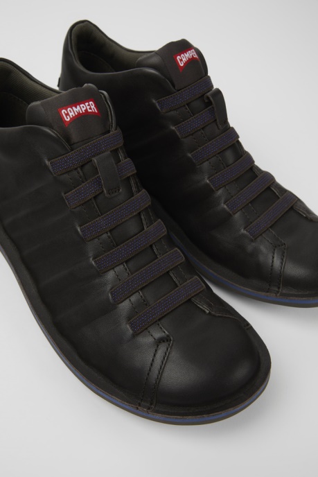 Camper AU Design Beetle Dark Brown Leather Ankle Boots For Men