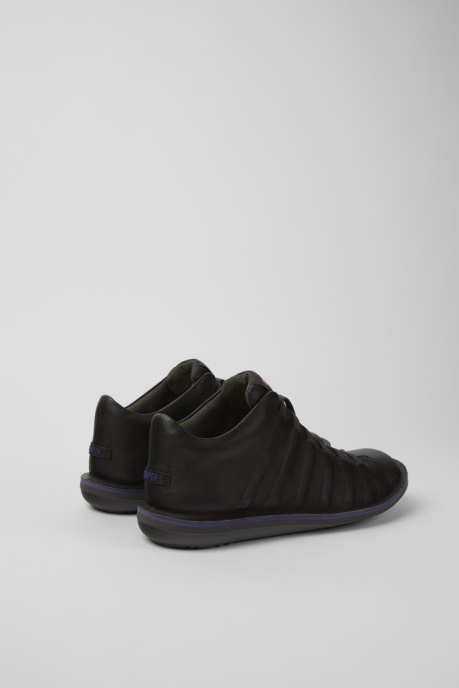 Camper AU Design Beetle Dark Brown Leather Ankle Boots For Men