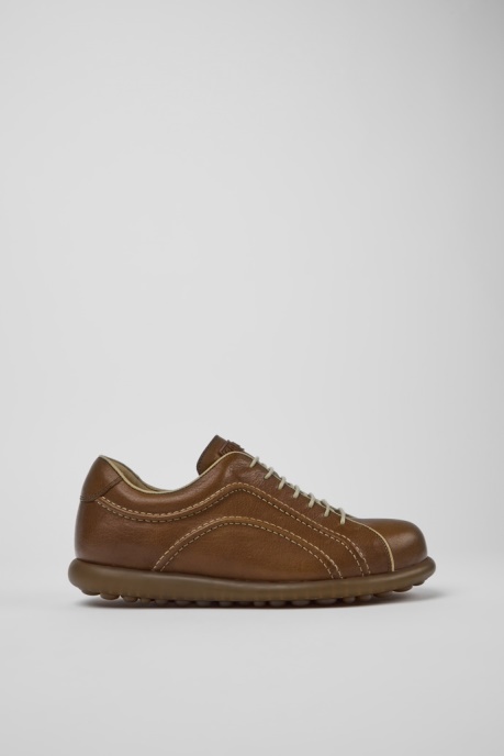 Pelotas Brown Leather Sneakers For Men Camper AU New Arrivals
