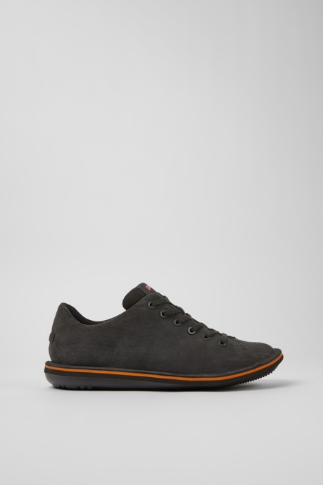 Beetle Dark Gray Nubuck Shoes For Men Exclusive Camper AU