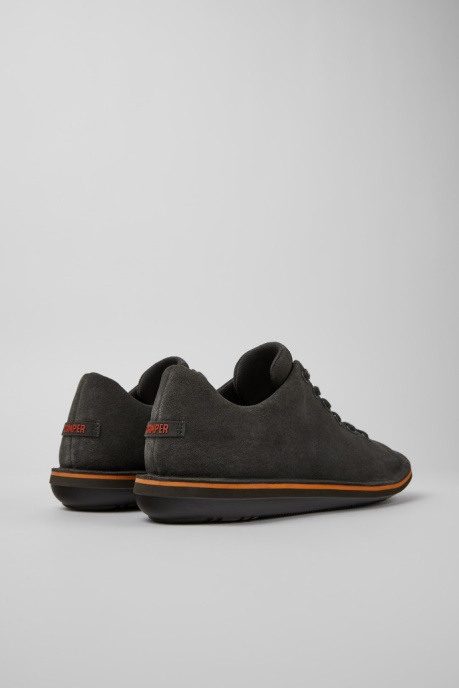 Beetle Dark Gray Nubuck Shoes For Men Exclusive Camper AU