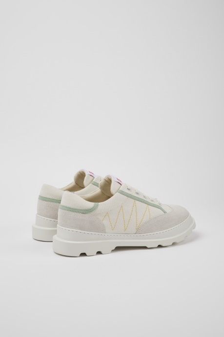 Camper AU Brutus Sneaker For Men In White Grey And Green New Arrivals