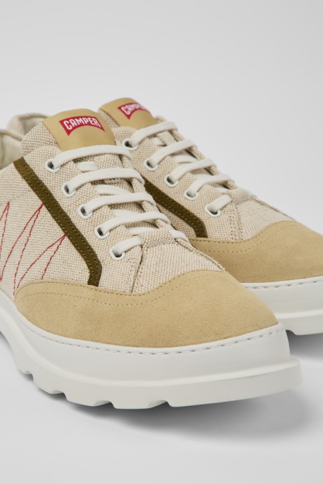 Brutus Beige And Green Sneakers For Men Camper AU New Arrivals