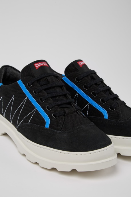 Design Brutus Black And Blue Sneakers For Men Camper AU