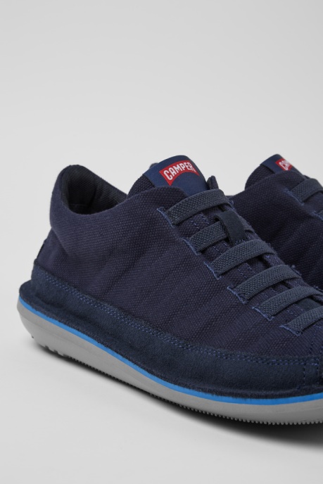 Beetle Blue Nubuck Sneakers For Men Camper AU New Arrivals