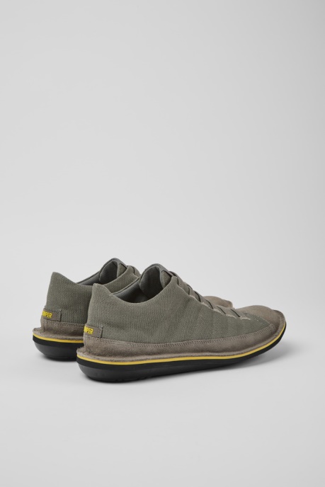 Beetle Grey Nubuck Sneakers For Men Exclusive Camper AU