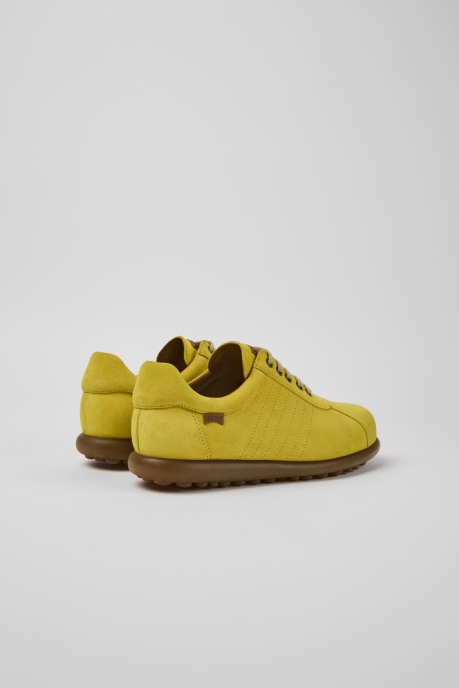 Pelotas Yellow Nubuck Sneakers For Men Exclusive Camper AU