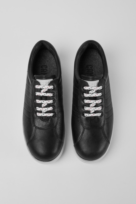 Camper AU Design Pelotas Protect Black Leather Sneakers For Men