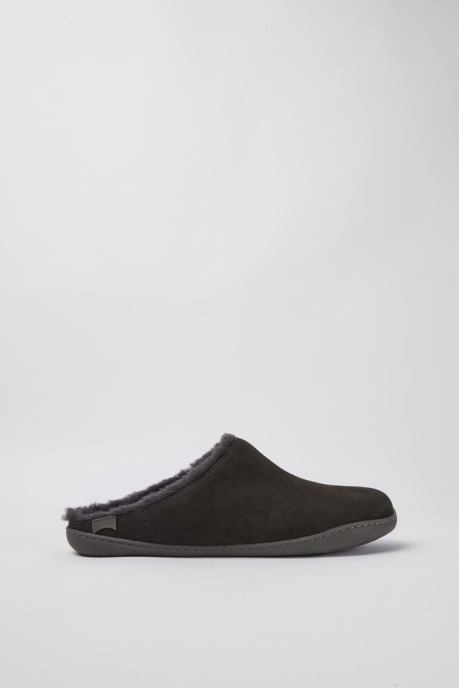 Camper AU Design Peu Dark Grey Nubuck Shoes For Men