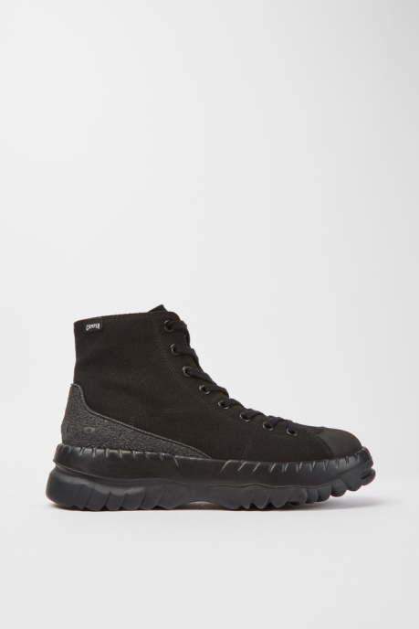 Design Teix Black Rubber And Bci Cotton Boots Camper AU