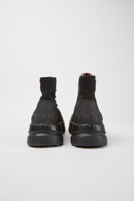 Design Teix Black Rubber And Bci Cotton Boots Camper AU