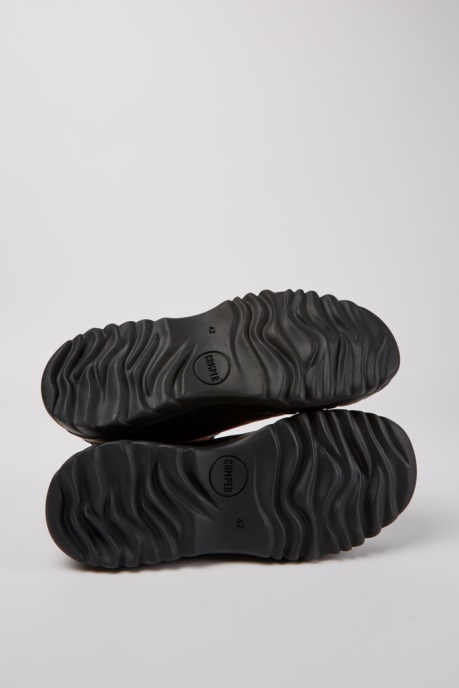 Camper AU Teix Burgundy Rubber And Bci Cotton Boots New Arrivals