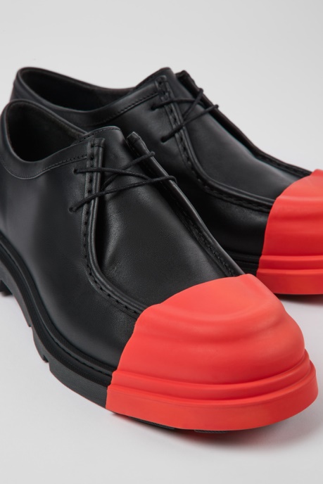 Exclusive Camper AU Junction Black Leather Shoes For Men