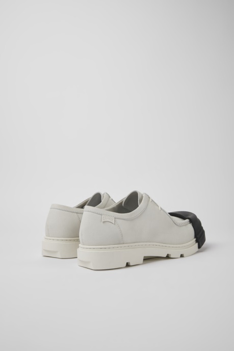 Camper AU Design Junction White Non-Dyed Leather Shoes For Men