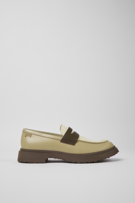 Camper AU Twins Multicolored Leather Loafers For Men New Arrivals