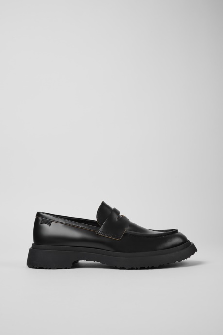 Design Walden Black Leather Loafers Camper AU