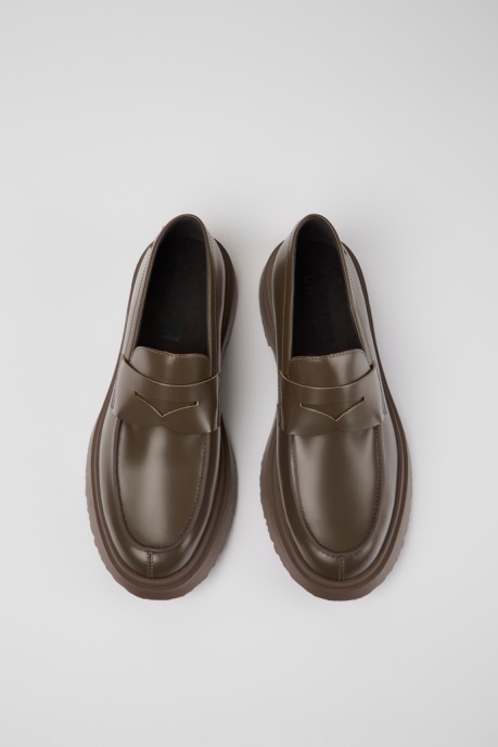 Walden Brown Leather Loafers For Men Camper AU New Arrivals