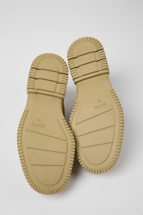 Camper AU Design Pix Green And Beige Shoes For Men