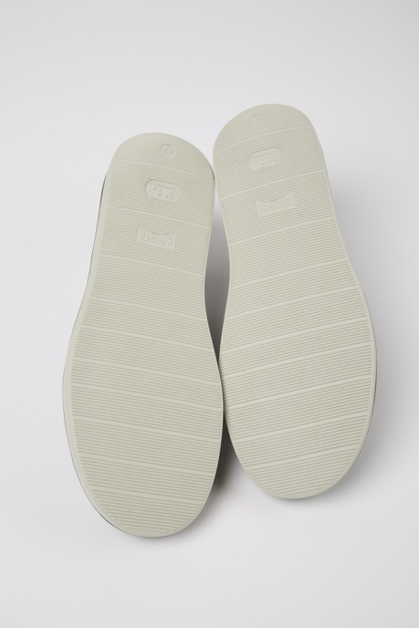 Exclusive Camper AU Wagon Green Leather Shoes For Men