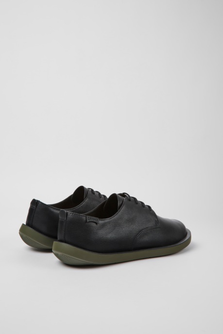 Wagon Black Leather Shoes For Men Camper AU New Arrivals