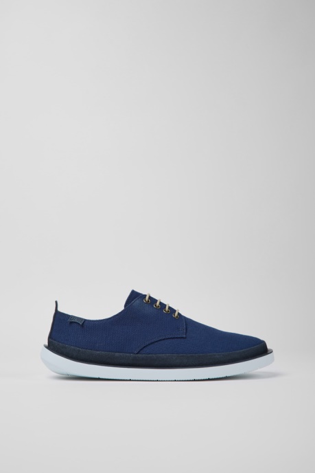 Camper AU Wagon Blue Textile And Nubuck Shoes For Men New Arrivals