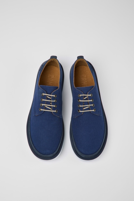 Camper AU Wagon Blue Textile And Nubuck Shoes For Men New Arrivals