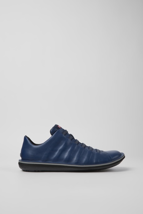 Beetle Blue Leather Shoes For Men Exclusive Camper AU