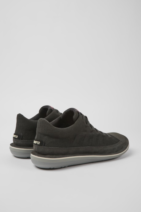 Camper AU Beetle Gray Textile And Nubuck Shoes For Men New Arrivals