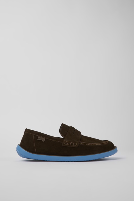 Wagon Brown Nubuck Shoes For Men Camper AU New Arrivals