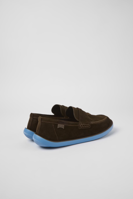 Wagon Brown Nubuck Shoes For Men Camper AU New Arrivals