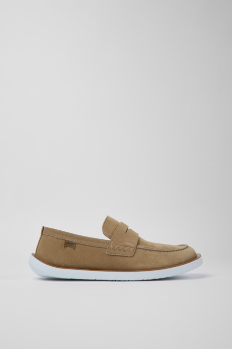 Exclusive Camper AU Wagon Beige Nubuck Shoes For Men