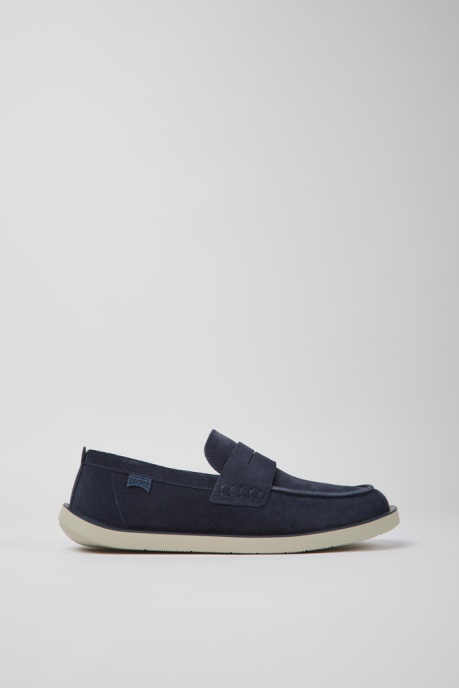 Exclusive Camper AU Wagon Blue Nubuck Shoes For Men