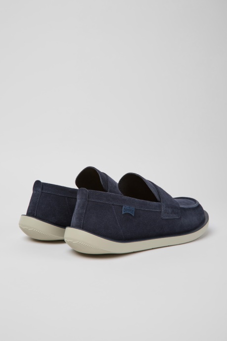 Exclusive Camper AU Wagon Blue Nubuck Shoes For Men
