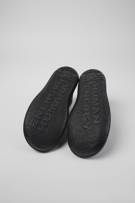 Design Beetle Gray Textile And Nubuck Shoes For Men Camper AU