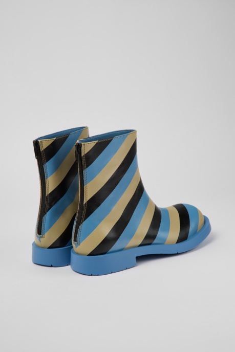 Camper AU Mil 1978 Multicolored Leather Ankle Boots For Men New Arrivals