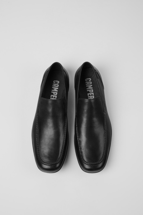 Camper AU Mauro Black Moccasins For Men New Arrivals