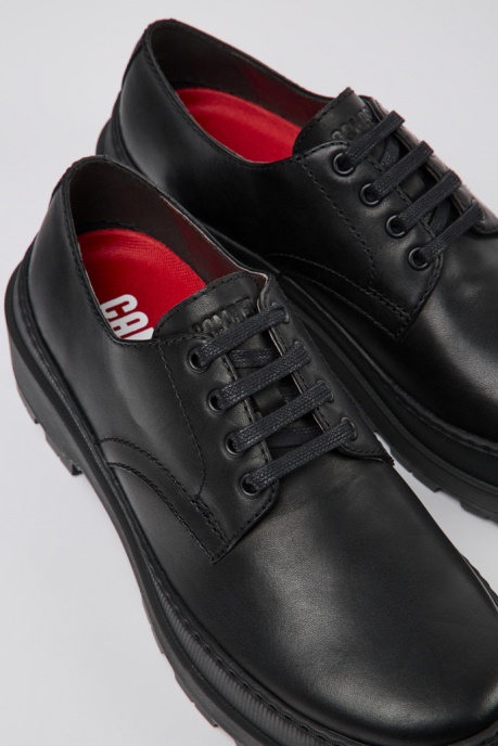 Brutus Trek Michelin Black Leather Shoes For Men Camper AU New Arrivals