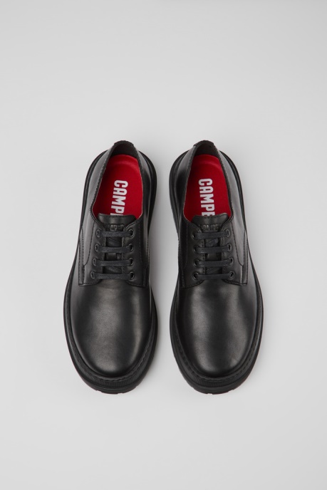 Brutus Trek Michelin Black Leather Shoes For Men Camper AU New Arrivals