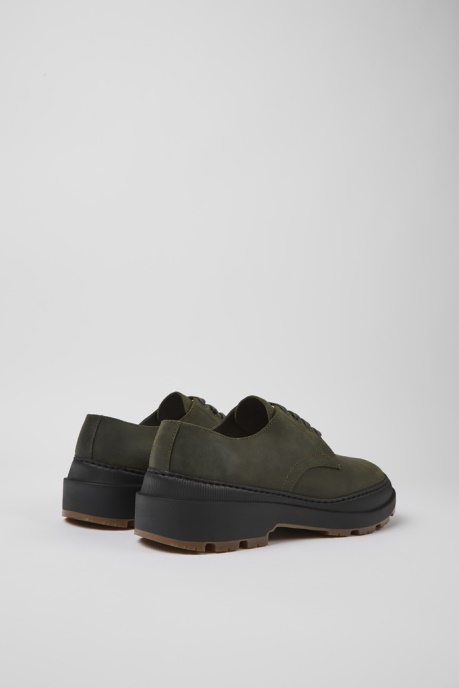 Exclusive Camper AU Brutus Trek Michelin Dark Green Nubuck Shoes For Men