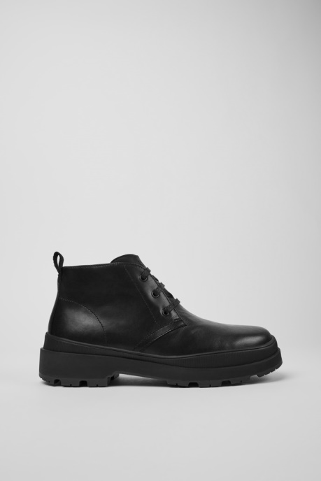Brutus Trek Gore-Tex Black Leather Ankle Boots For Men Exclusive Camper AU