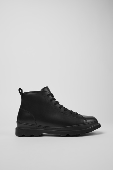 Brutus Black Leather Ankle Boots For Men Exclusive Camper AU