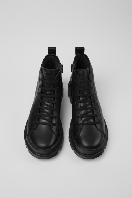 Brutus Black Leather Ankle Boots For Men Exclusive Camper AU