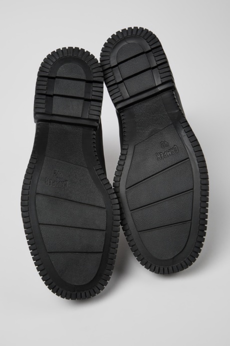 Pix Gray And Black Leather Chelsea Boots For Men Exclusive Camper AU