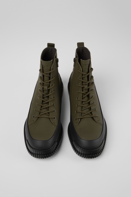 Pix Smart Khaki Lace Up Boot For Men Exclusive Camper AU