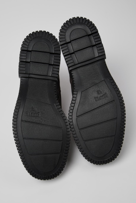 Design Pix Brown And Black Leather Lace-Up Boots For Men Camper AU